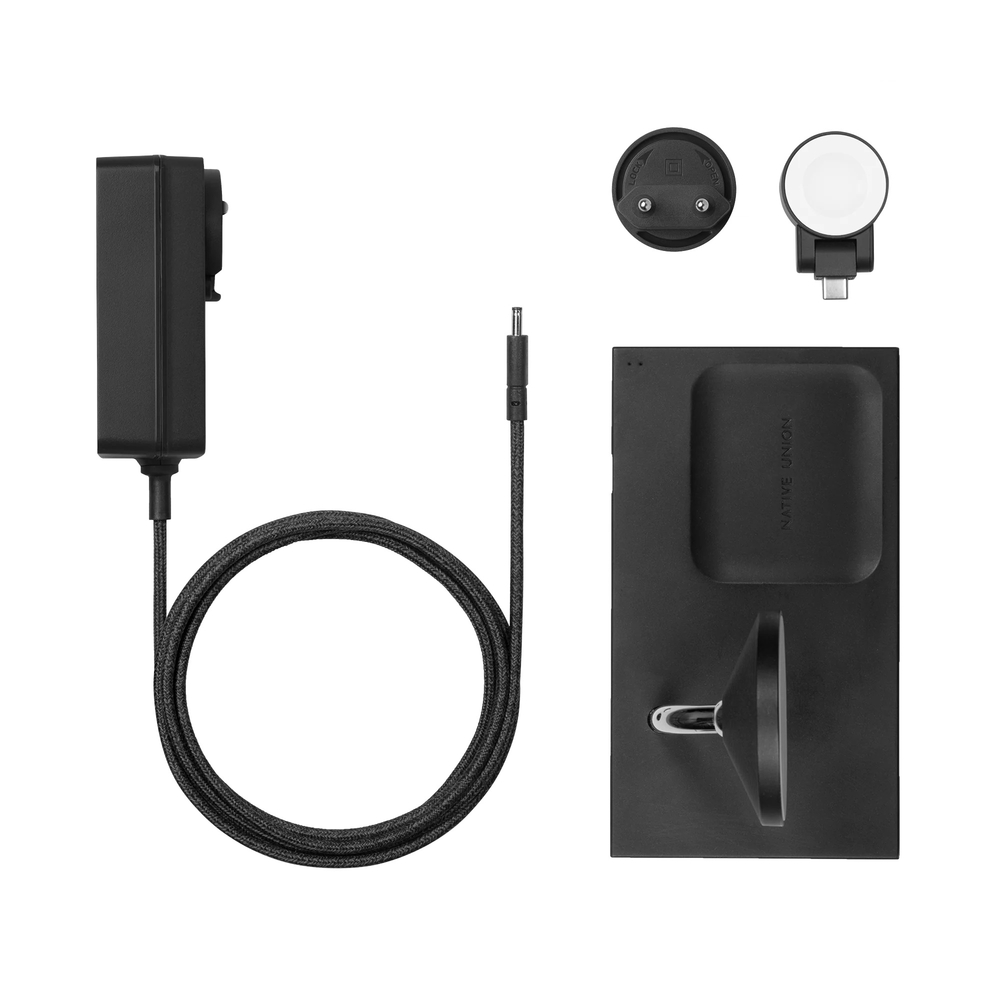 SNAP MAGNETIC 3-IN-1 Беспроводное зарядное устройство, 3 в 1, цвет: черный